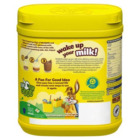 Nestle Nesquik Chocolate Milkshake Powder Tub