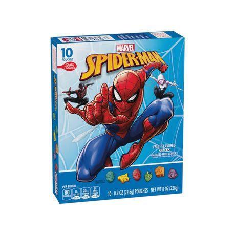 Marvel Fruit Snacks Spiderman