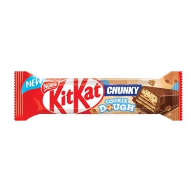 Kit Kat Chunky Cookie Dough Flavoured Chocolate Bar Sweet - 45g