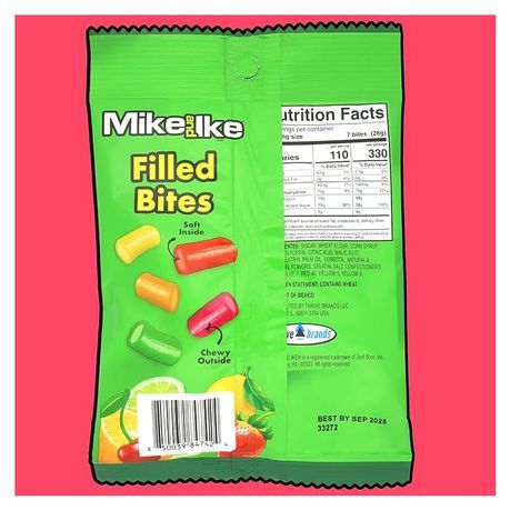 Mike And Ike Filled Bites