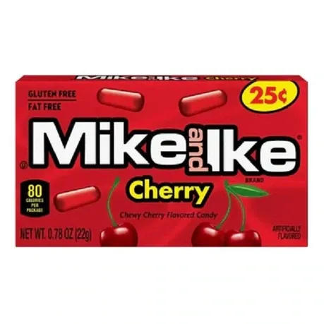 Mike and Ike Cherry Flavored Chewy Sweets Snack 22g