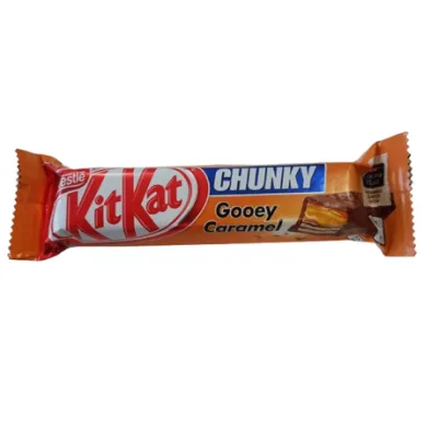 Kit Kat Chunky Gooey Caramel Flavoured Chocolate Bar Sweet - 48g