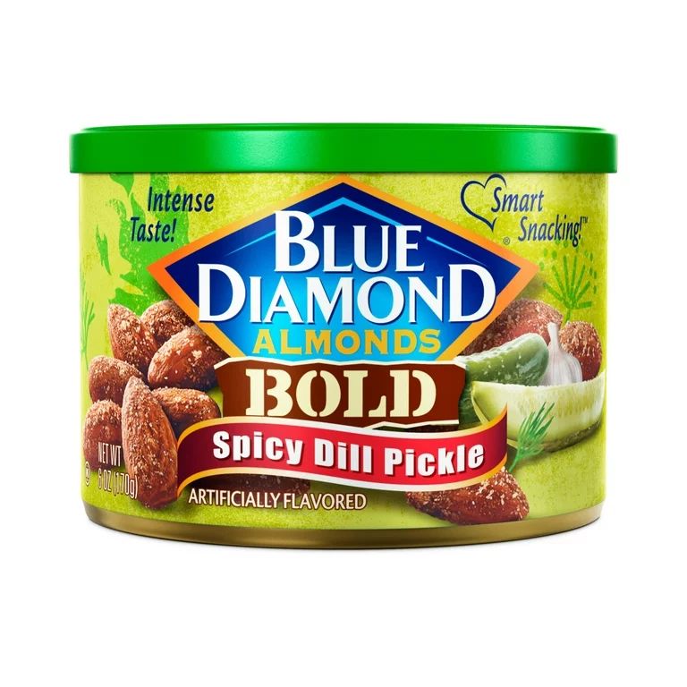 Blue Diamond Almonds Bold Spicy Dill Pickle Flavored Snack Nuts (170g)