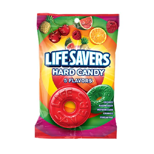 LIFE SAVERS 5 Flavors Hard Sweets Bag 177g