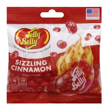 Jelly Belly Sizzling Cinnamon Jelly Beans Soft Chewy Sweets Snack 99g