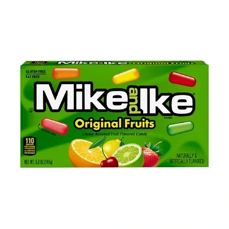 Mike and Ike Soft Chewy Sweets Original Fruit Flavored Snack (141g)