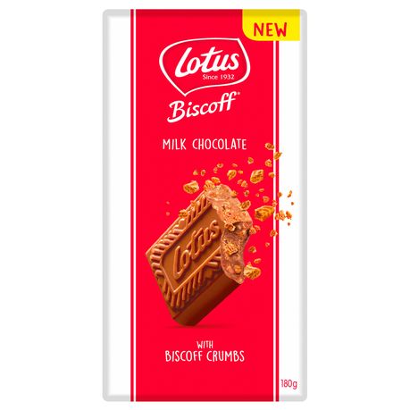 Lotus Biscoff Milk Chocolate bar with Biscoff Crumbs