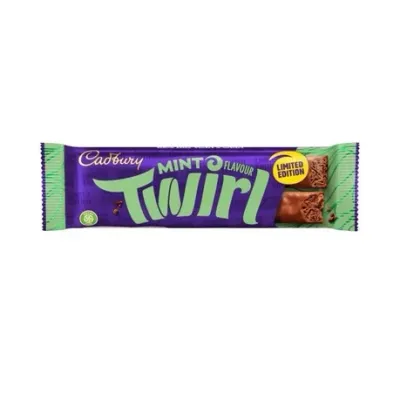 Cadbury Twirl Mint Chocolate Bar (43g)