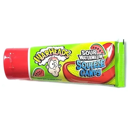 Warheads Sour Watermelon Flavored Squeeze Candy Sweets