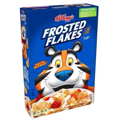 Kellogg's Frosted Flakes Breakfast Cereal, Vitamins & Minerals Kids Snacks Kellogg's Frosted Flakes Breakfast Cereal, Vitamins & Minerals Kids Snacks