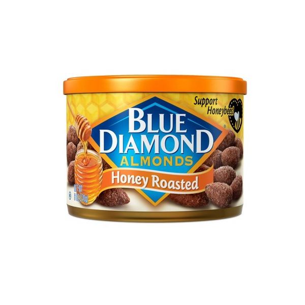 Blue Diamond Almonds Honey Roasted Flavored Snack Nuts (170g)