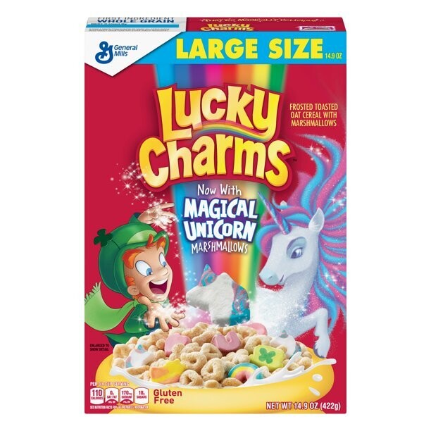 Lucky Charms Frosted Toasted Oat Cereal With Marshmallows