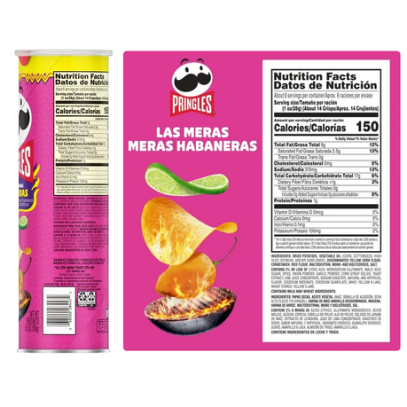 Pringles Spicy Sensation Las Meras Meras Habaneras