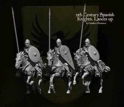 11th Century Spanish Knights - lances up
