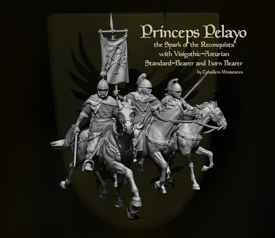 King Pelayo and Visigothic knights