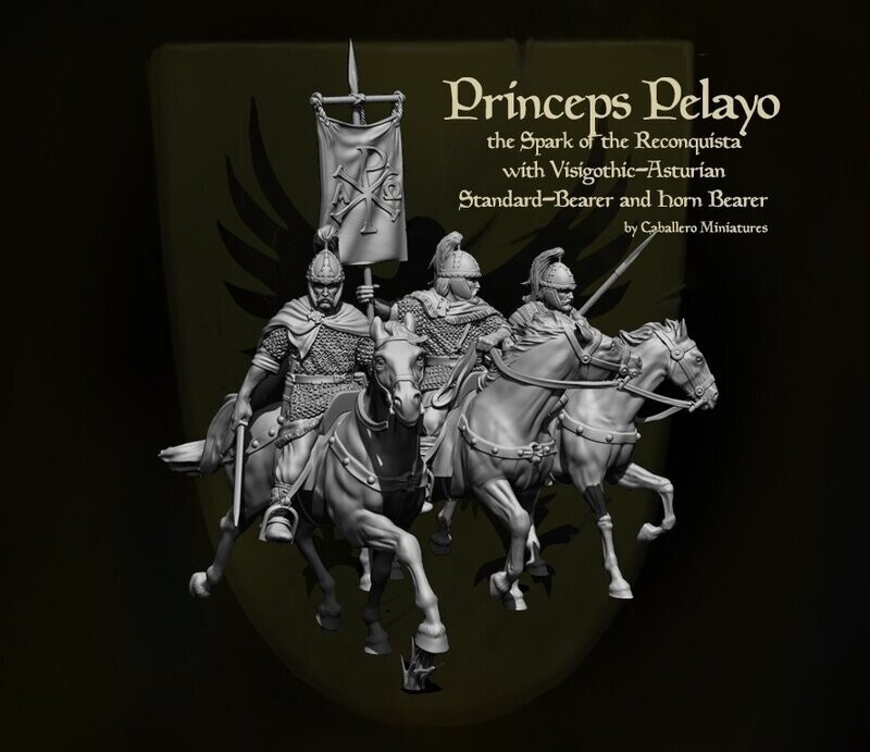 King Pelayo and Visigothic knights