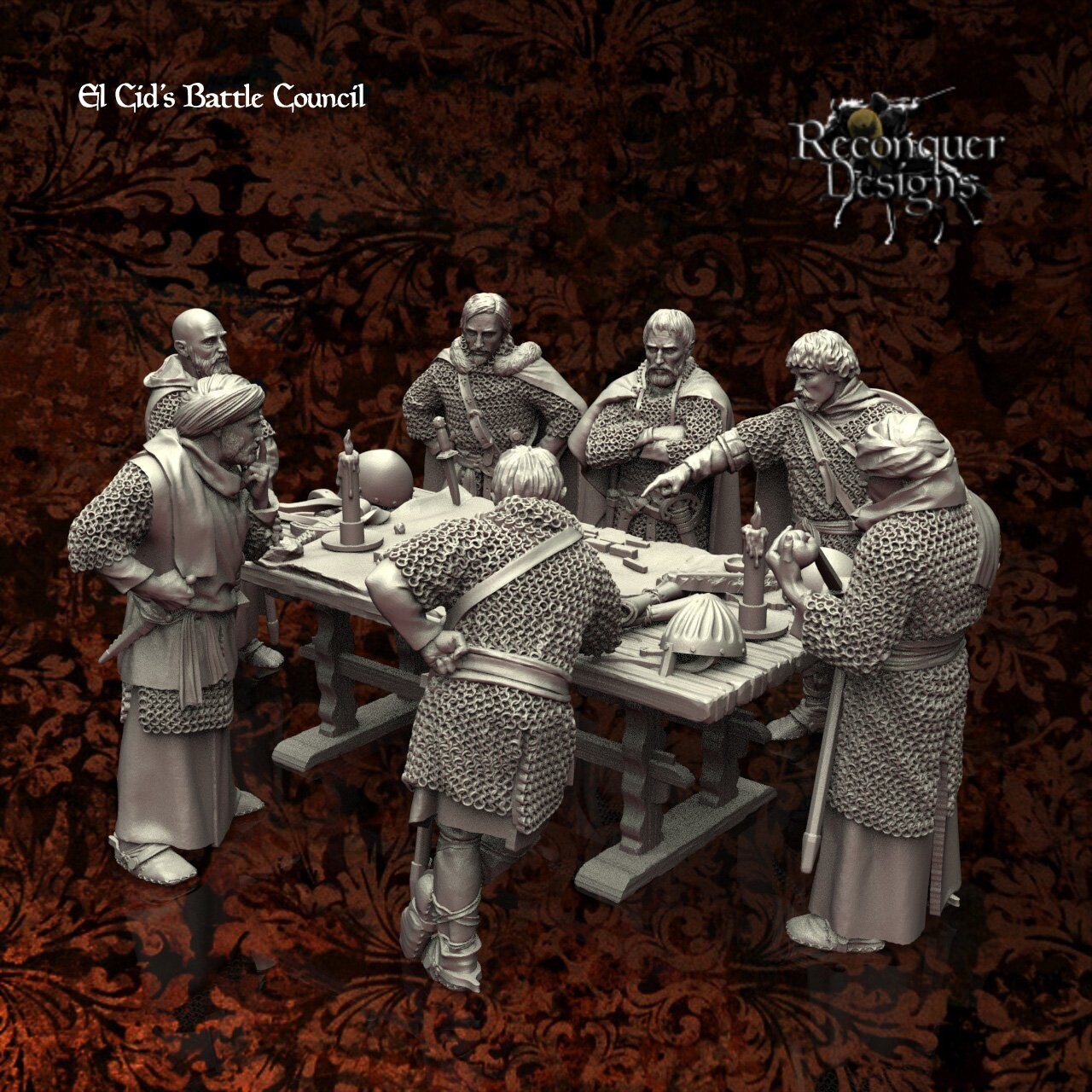 El Cid´s Battle Council - Scene