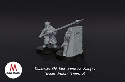 Great Shield Team 3 - Dwarves of the Saphire Ridges