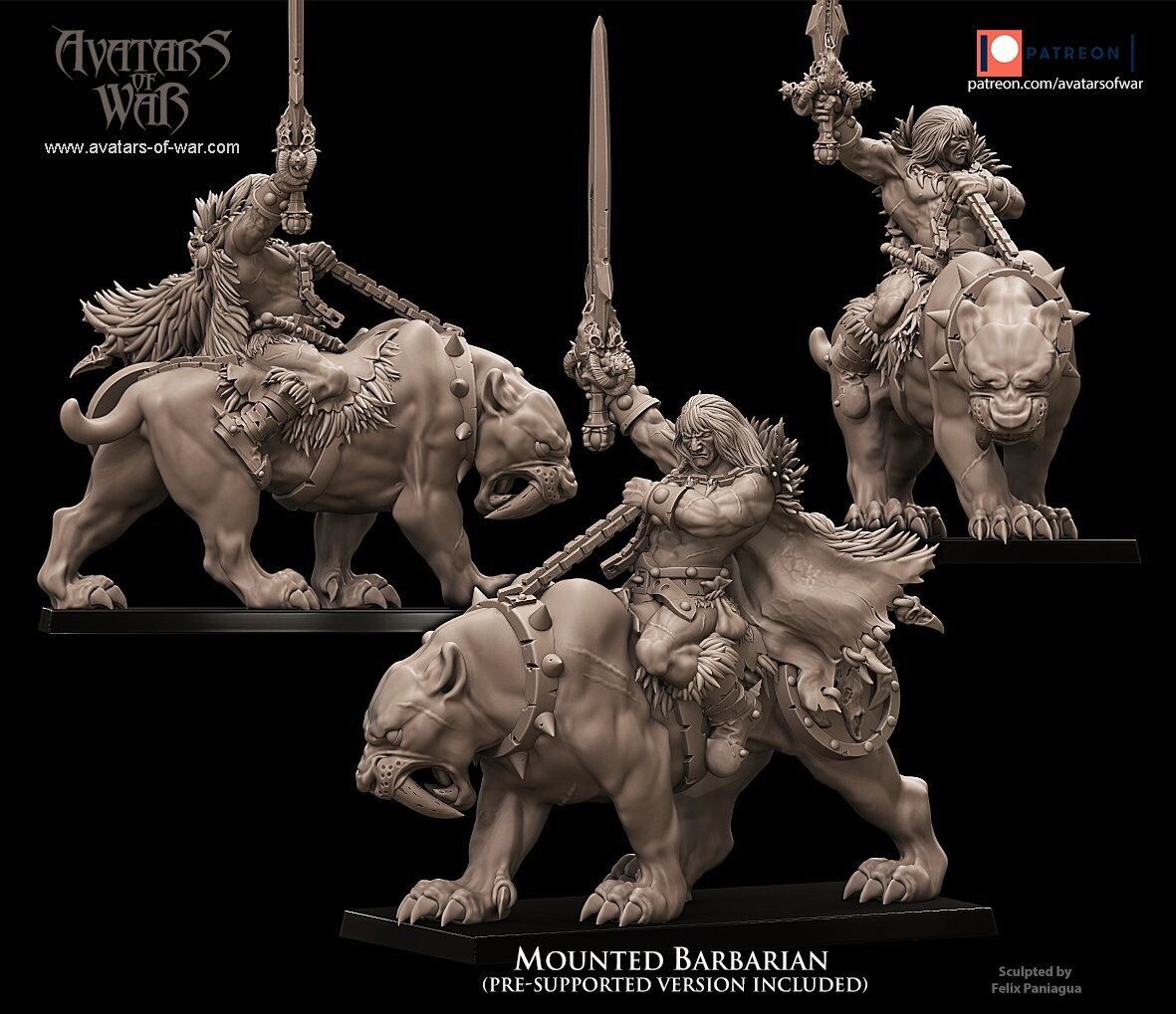 Barbarian Mounted