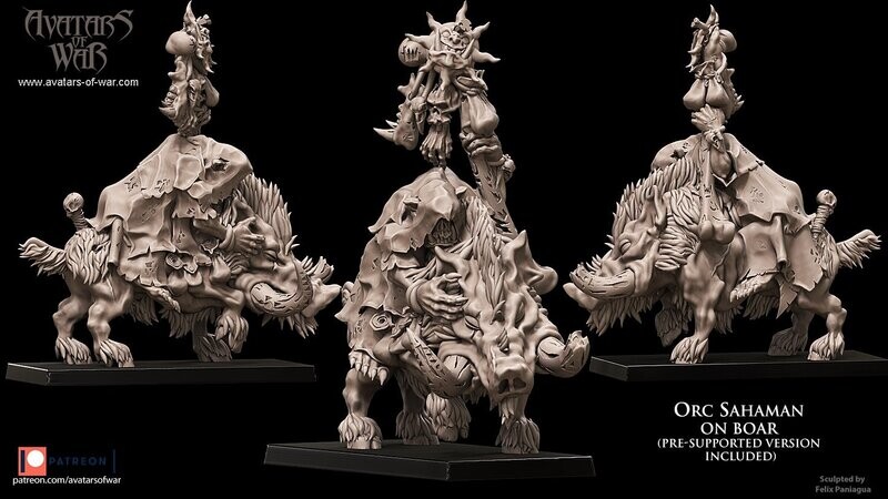 Orc Shaman on Boar