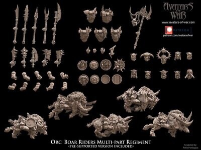 Orc Boar Riders Modular