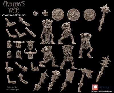 Orc Skeleton Warlords - Modular