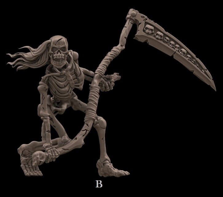 Skeletons with Scythe