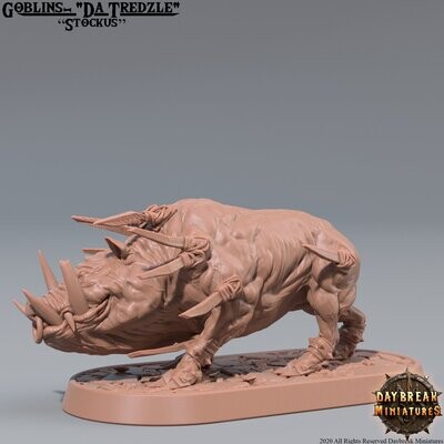 Goblin Boar - Stockus - the beastly boar of the da Tredzles