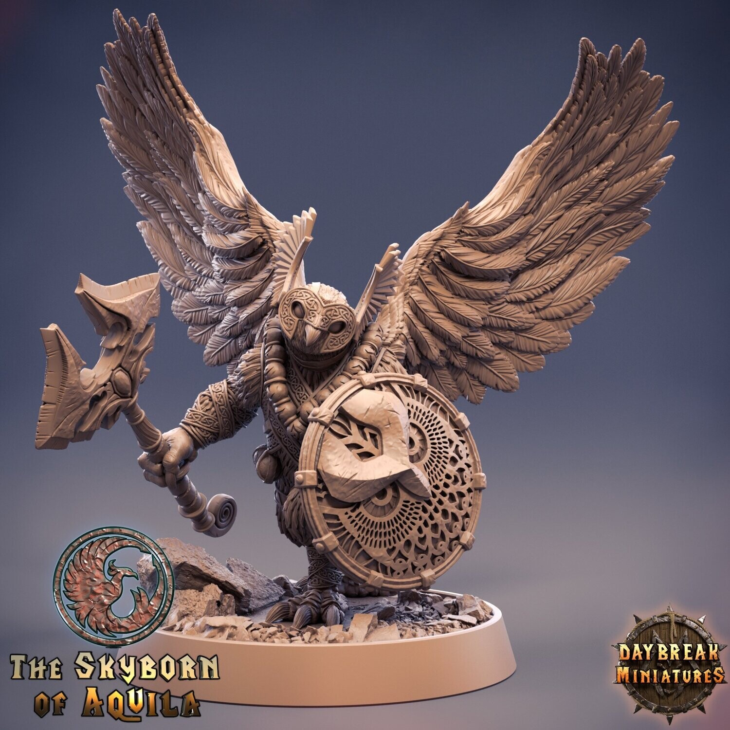 Owl_Axe_and_Shield Genzel Grimwing