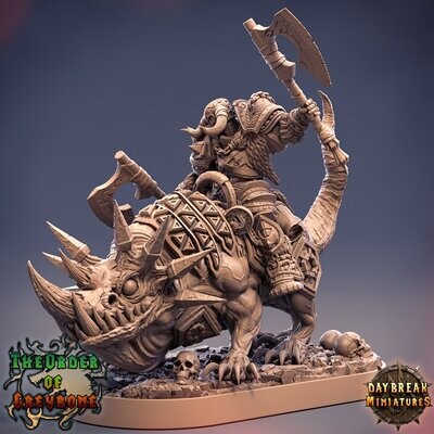 Balthazar Doublefang on Horned Wolf