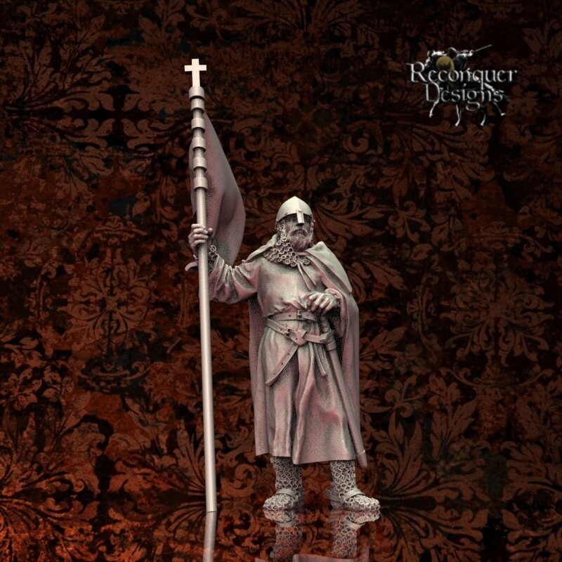 Templar Standard Bearer 12th Century