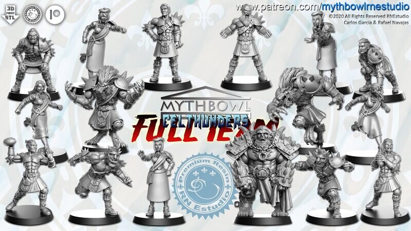 Fantasy Football Celthunders Team - RN Estudios
( 16 Miniatures )