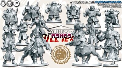 Fantasy Football Chaos Dwarf Team - RN Estudios
 (16 Miniatures  )
