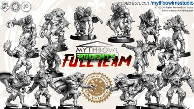 Fantasy Football Skaven Team
( 16 Miniatures)