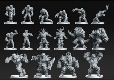 Fantasy Football Team Eternals - RN Estudios
(16 Miniatures)