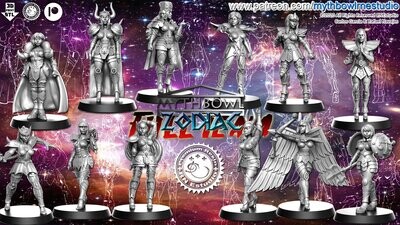 Fantasy Football Zodiac Team - RN Estudios
( 12 Miniatures)