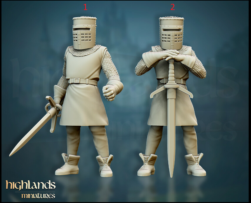 Black Knight (Monty Phyton) - Highlands Miniatures