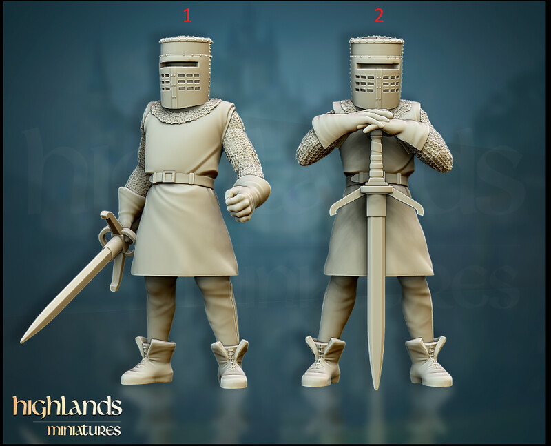 Black Knight (Monty Phyton) - Highlands Miniatures