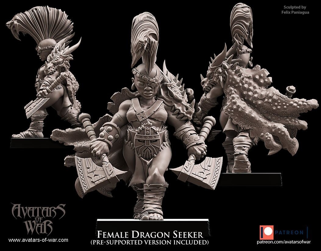 Female Dwarf Dragon Seeker