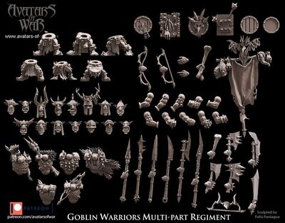 Goblin Warriors multi-part regiment