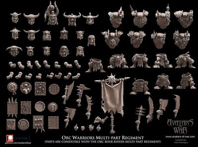 Orc Warriors multi-part regiment