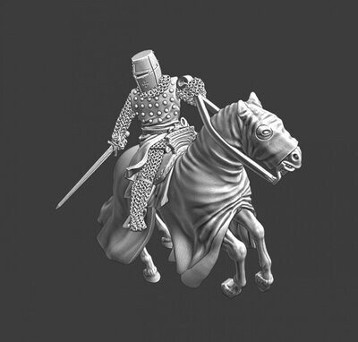 Mounted Danish Crusader Knight