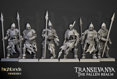 Transilvanya - Skeleton Boyar Guard (pack 10 units)