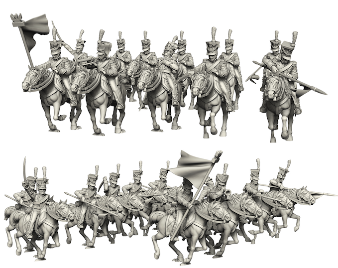 Uhlans Cavalry Charging
