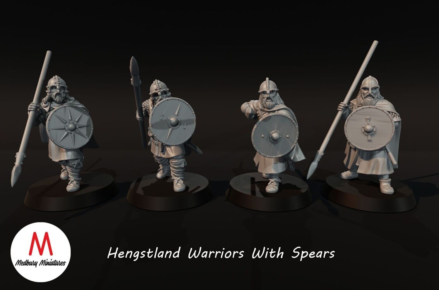 Hengstland Warriors on foot with Spears 2
