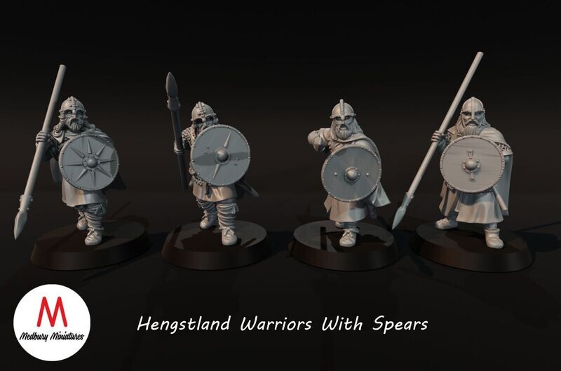 Hengstland Warriors on foot with Spears 2