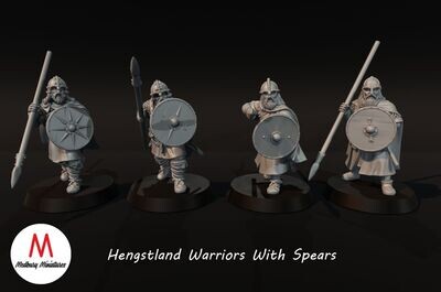 Hengstland Warriors on foot with Spears 2