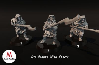 Orc Scouts with spears