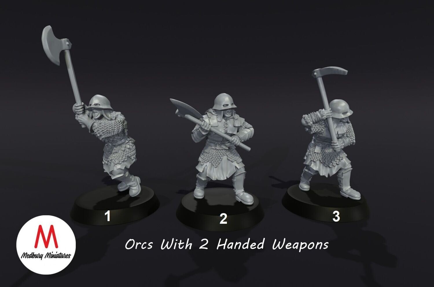 Orc Warriors with 2 Handed Weapon