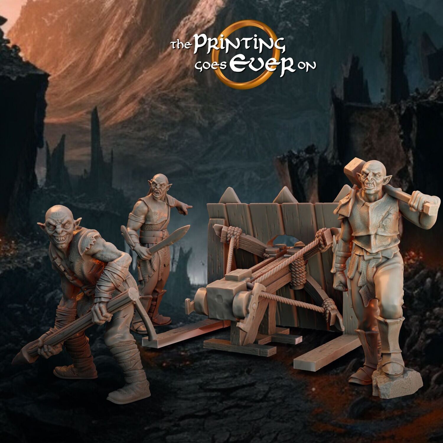 Orc Siege Crew & Crossbow - "Chapter 30"